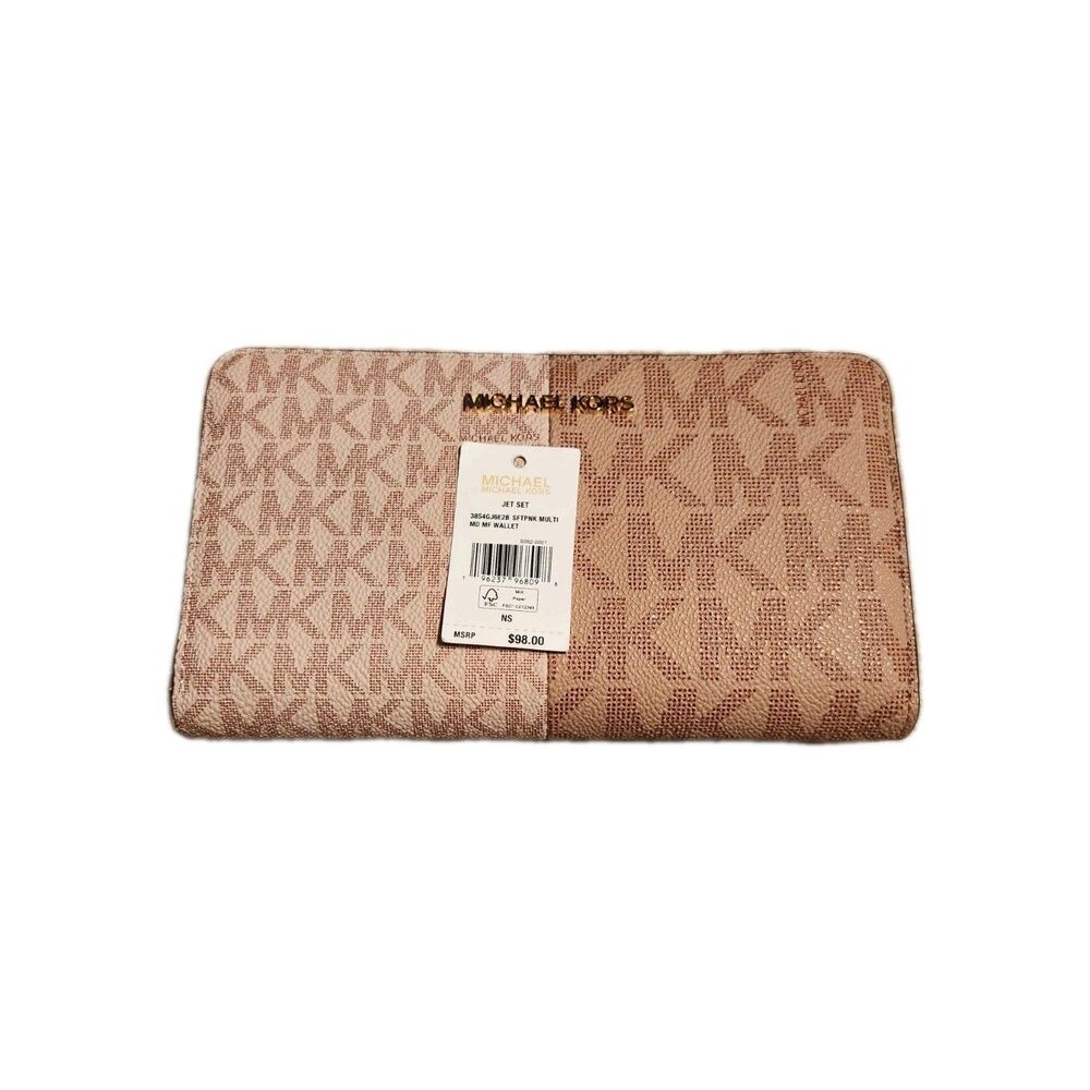 Michael Kors Jet Set Large Wallet Zip  Wristlet